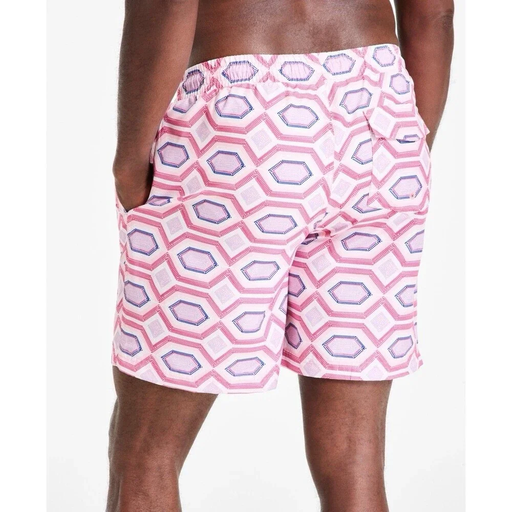 Club Room Men's Geometric Print Drawstring 7